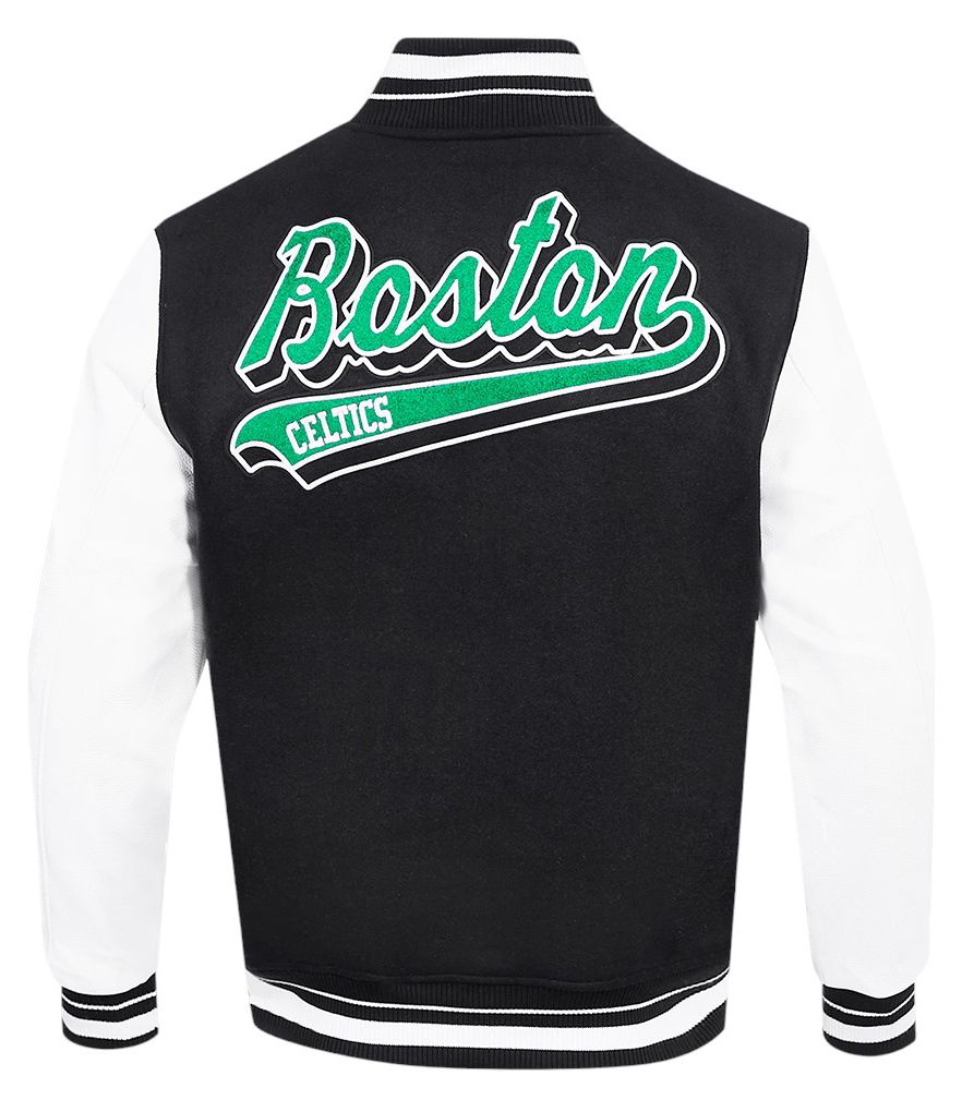 Pro Standard Men's Boston Celtics Black Varsity Jacket product image