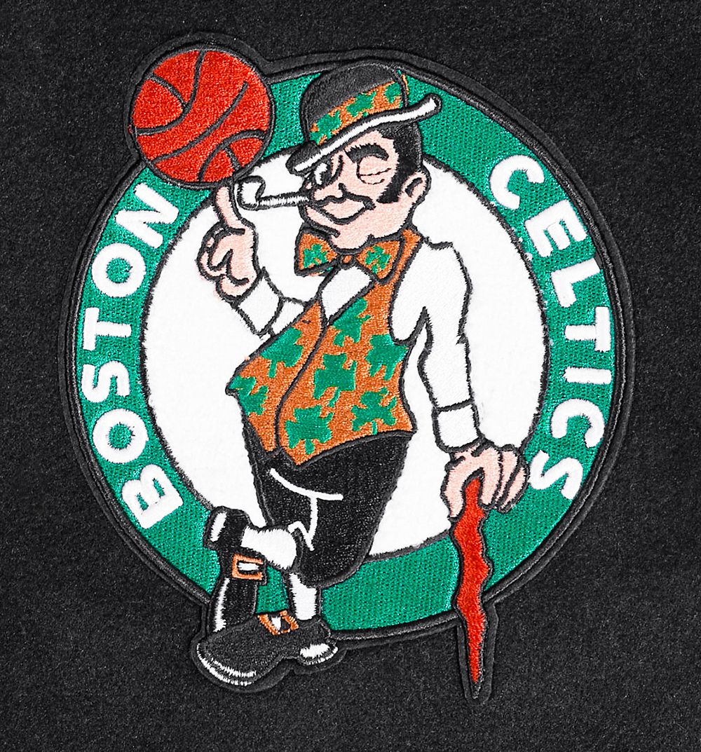 Pro Standard Men's Boston Celtics Black Varsity Jacket product image