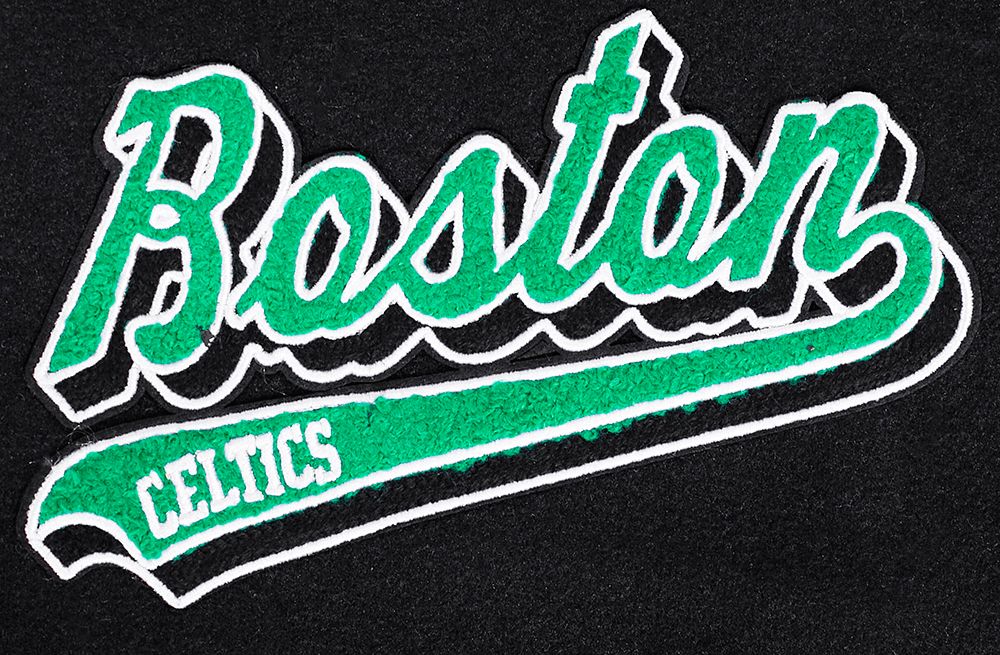 Pro Standard Men's Boston Celtics Black Varsity Jacket product image