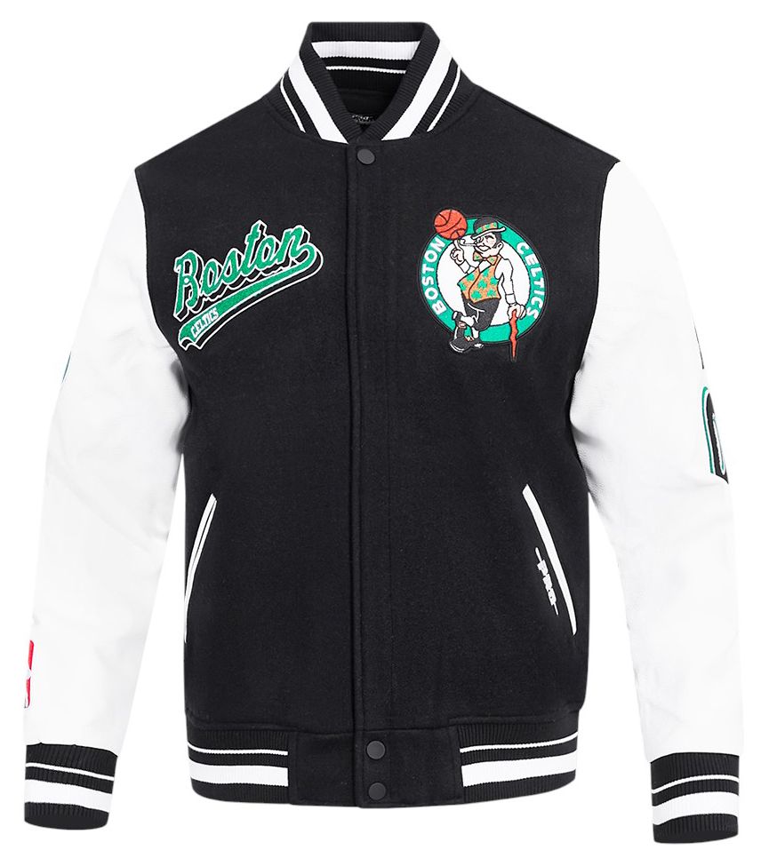 Pro Standard Men's Boston Celtics Black Varsity Jacket product image