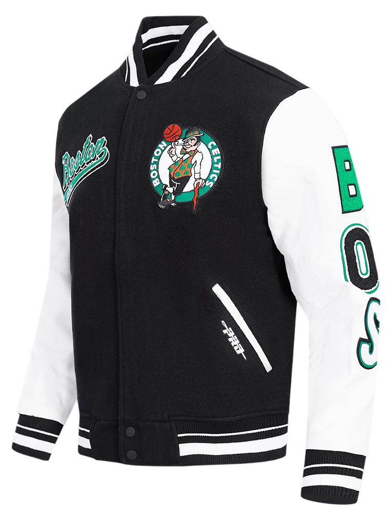 Pro Standard Men's Boston Celtics Black Varsity Jacket product image