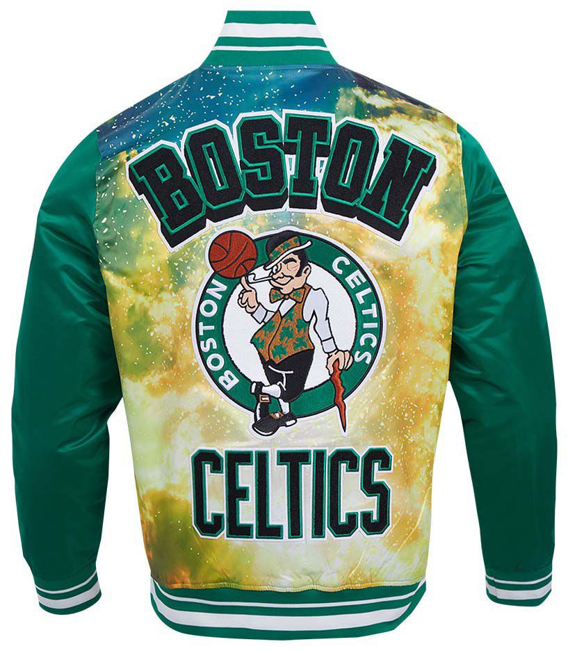 Pro Standard Adult Boston Celtics Green Sublimated Satin Jacket product image