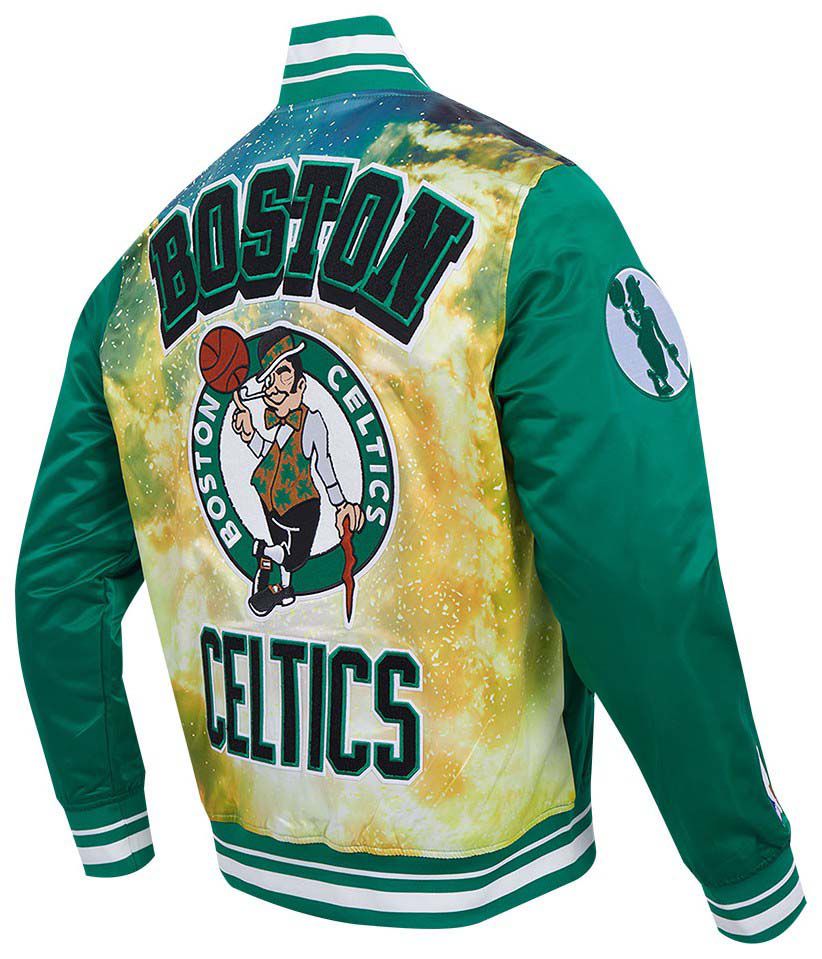 Pro Standard Adult Boston Celtics Green Sublimated Satin Jacket product image