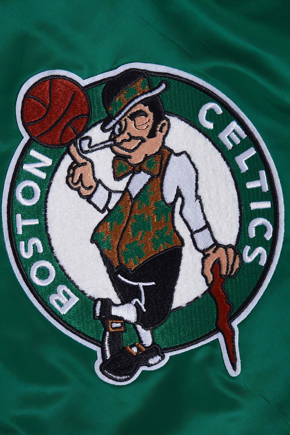Pro Standard Adult Boston Celtics Green Sublimated Satin Jacket product image