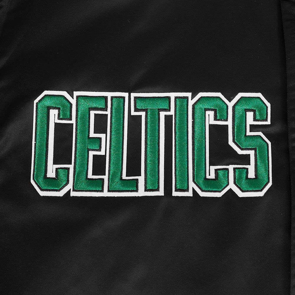 Pro Standard Men's Boston Celtics Black Souvenir Satin Jacket product image