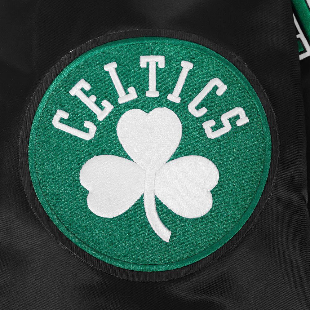 Pro Standard Men's Boston Celtics Black Souvenir Satin Jacket product image