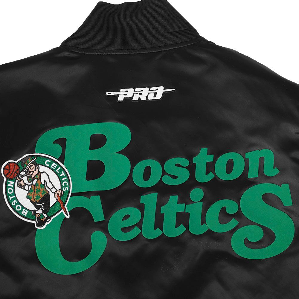 Pro Standard Men's Boston Celtics Black Souvenir Satin Jacket product image