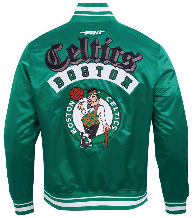 Pro Standard Men's Boston Celtics Green Best of Satin Jacket product image