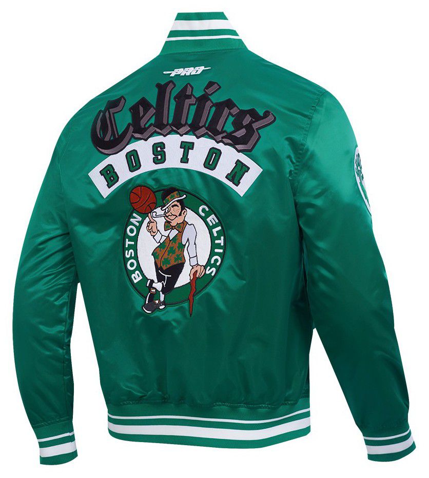Pro Standard Men's Boston Celtics Green Best of Satin Jacket product image