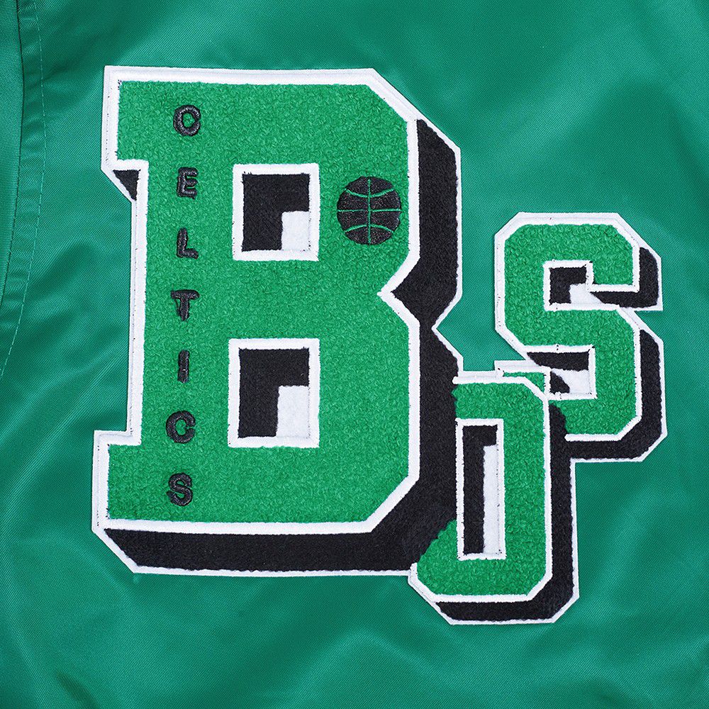 Pro Standard Men's Boston Celtics Green Best of Satin Jacket product image