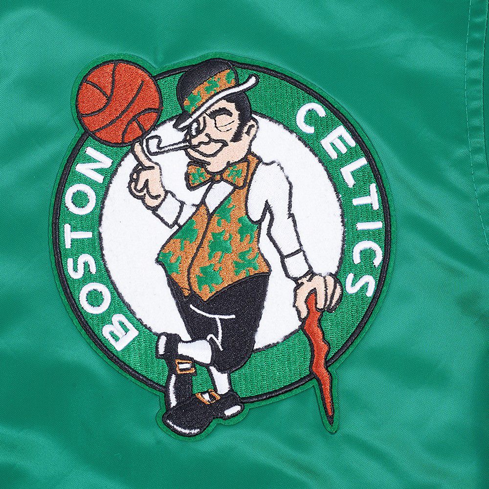Pro Standard Men's Boston Celtics Green Best of Satin Jacket product image
