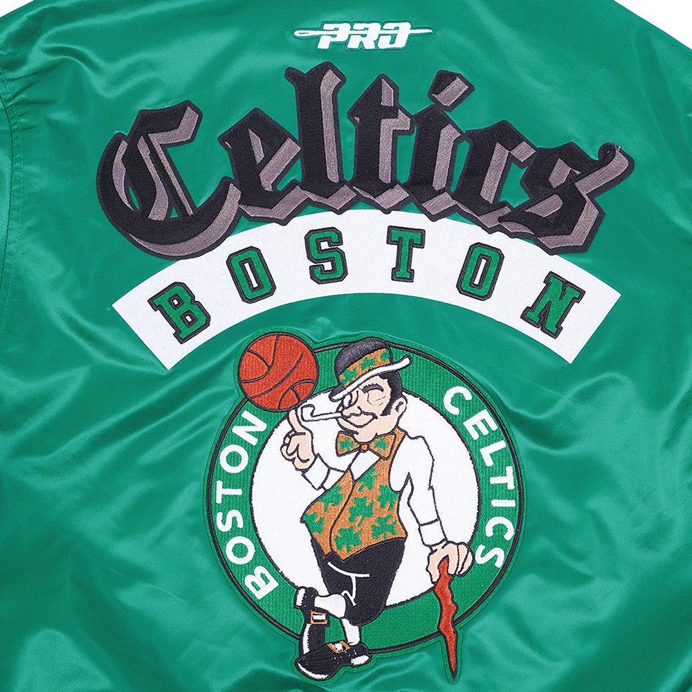 Pro Standard Men's Boston Celtics Green Best of Satin Jacket product image