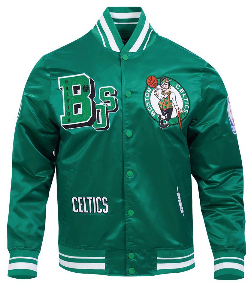 Pro Standard Men's Boston Celtics Green Best of Satin Jacket product image