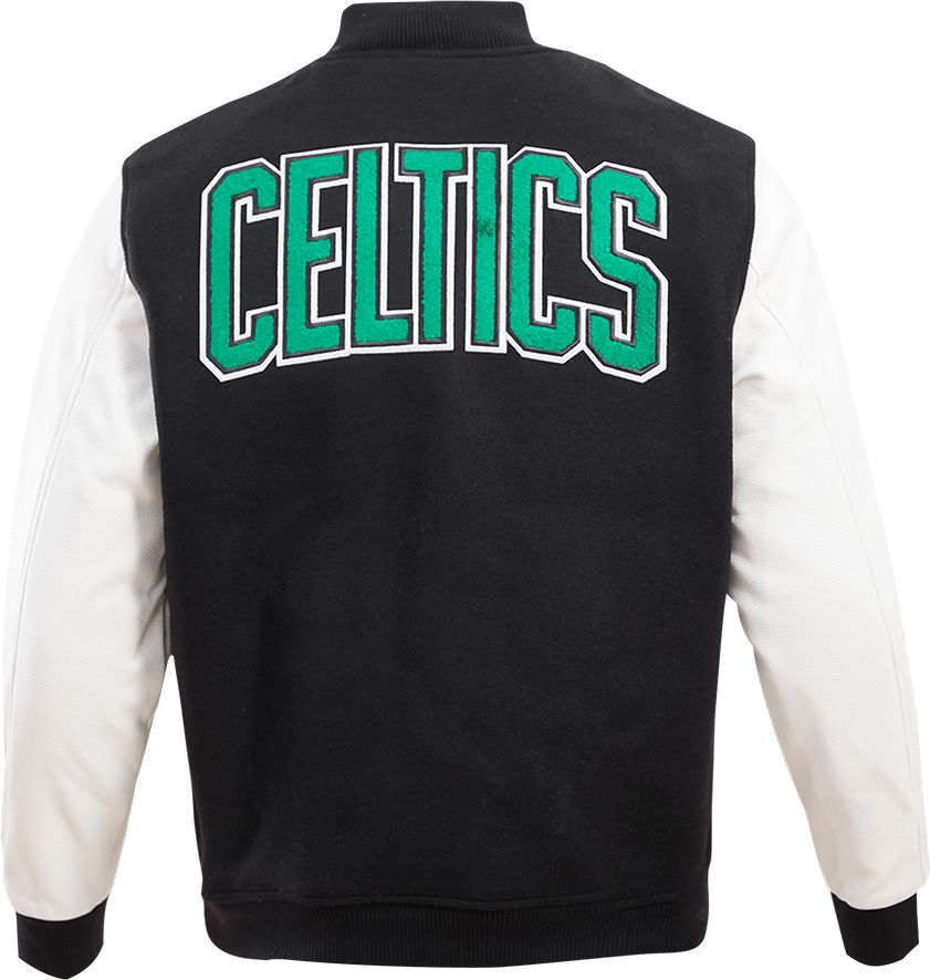 Pro Standard Men's Boston Celtics Black Classic Wool Varsity Jacket product image