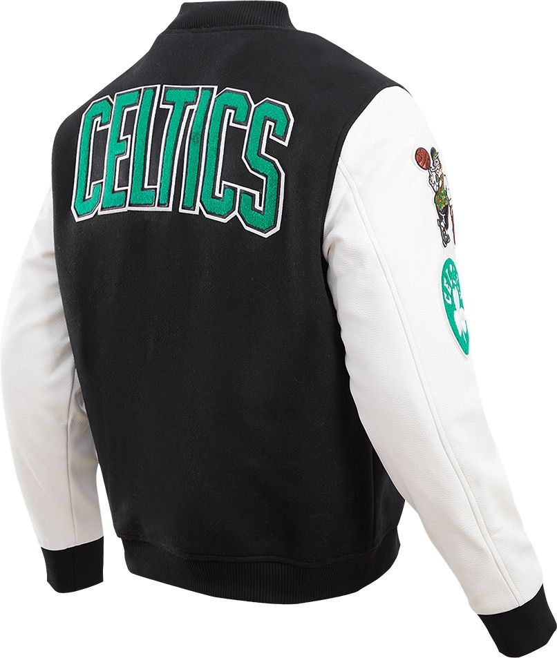 Pro Standard Men's Boston Celtics Black Classic Wool Varsity Jacket product image