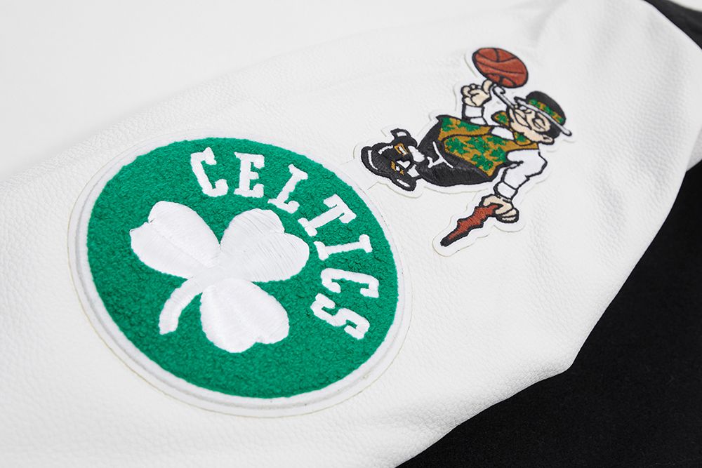 Pro Standard Men's Boston Celtics Black Classic Wool Varsity Jacket product image