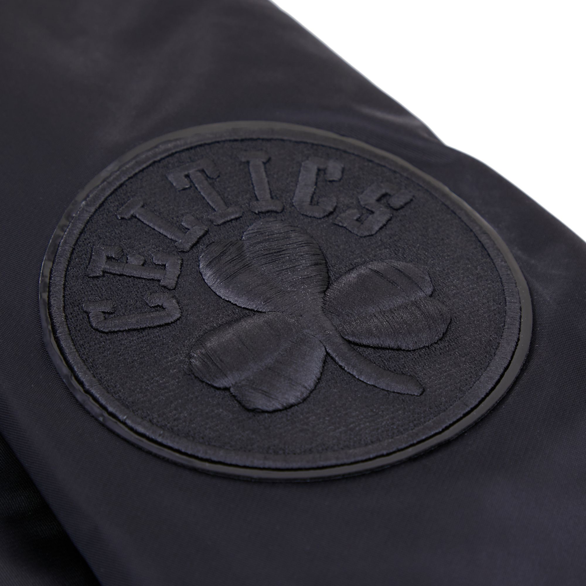 Pro Standard Men's Boston Celtics Triple Black Satin Jacket product image