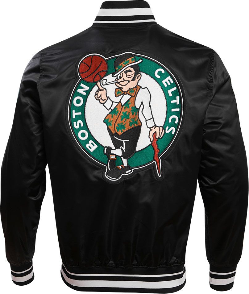 Pro Standard Adult Boston Celtics Black Retro Satin Jacket product image