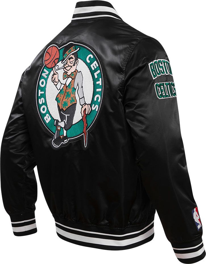 Pro Standard Adult Boston Celtics Black Retro Satin Jacket product image