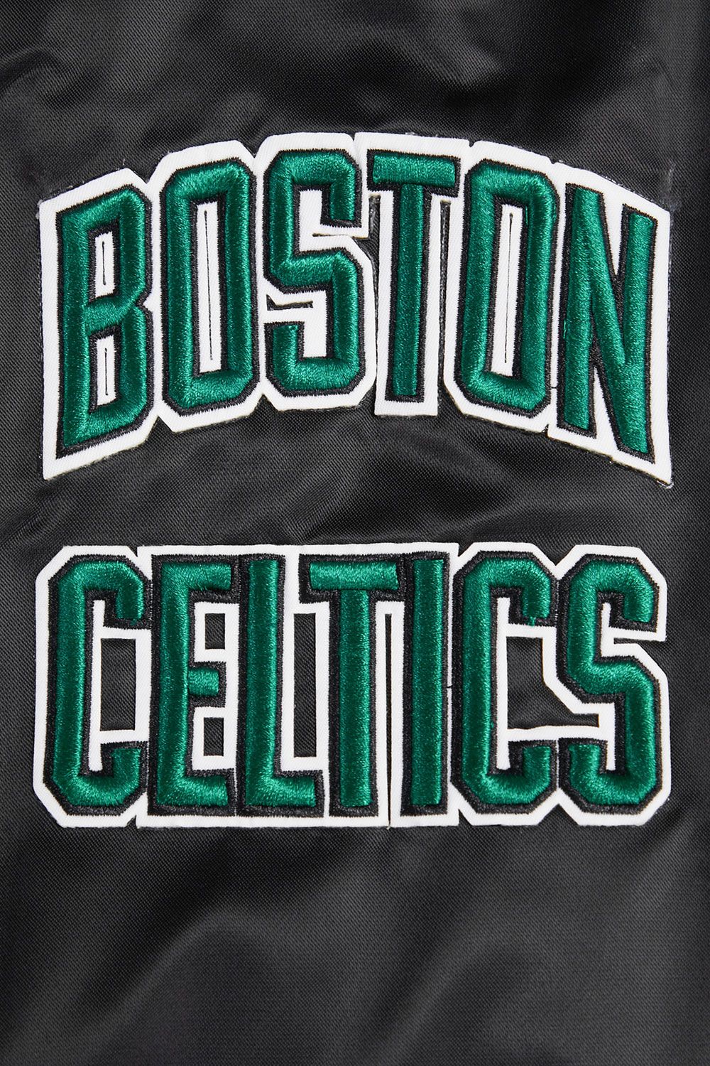 Pro Standard Adult Boston Celtics Black Retro Satin Jacket product image