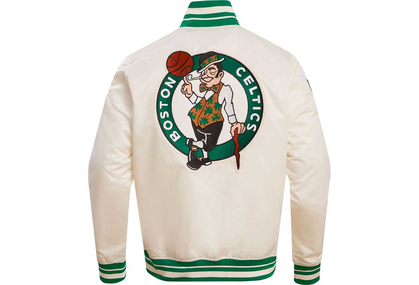 Pro Standard Adult Boston Celtics White Retro Satin Jacket Dick s Sporting Goods