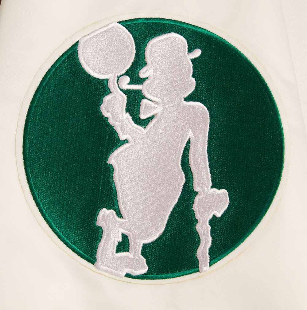 Pro Standard Adult Boston Celtics White Retro Satin Jacket product image