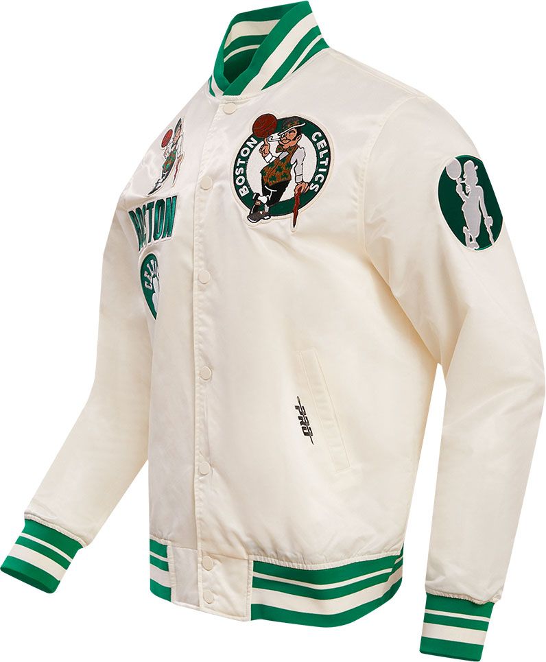 Pro Standard Adult Boston Celtics White Retro Satin Jacket product image