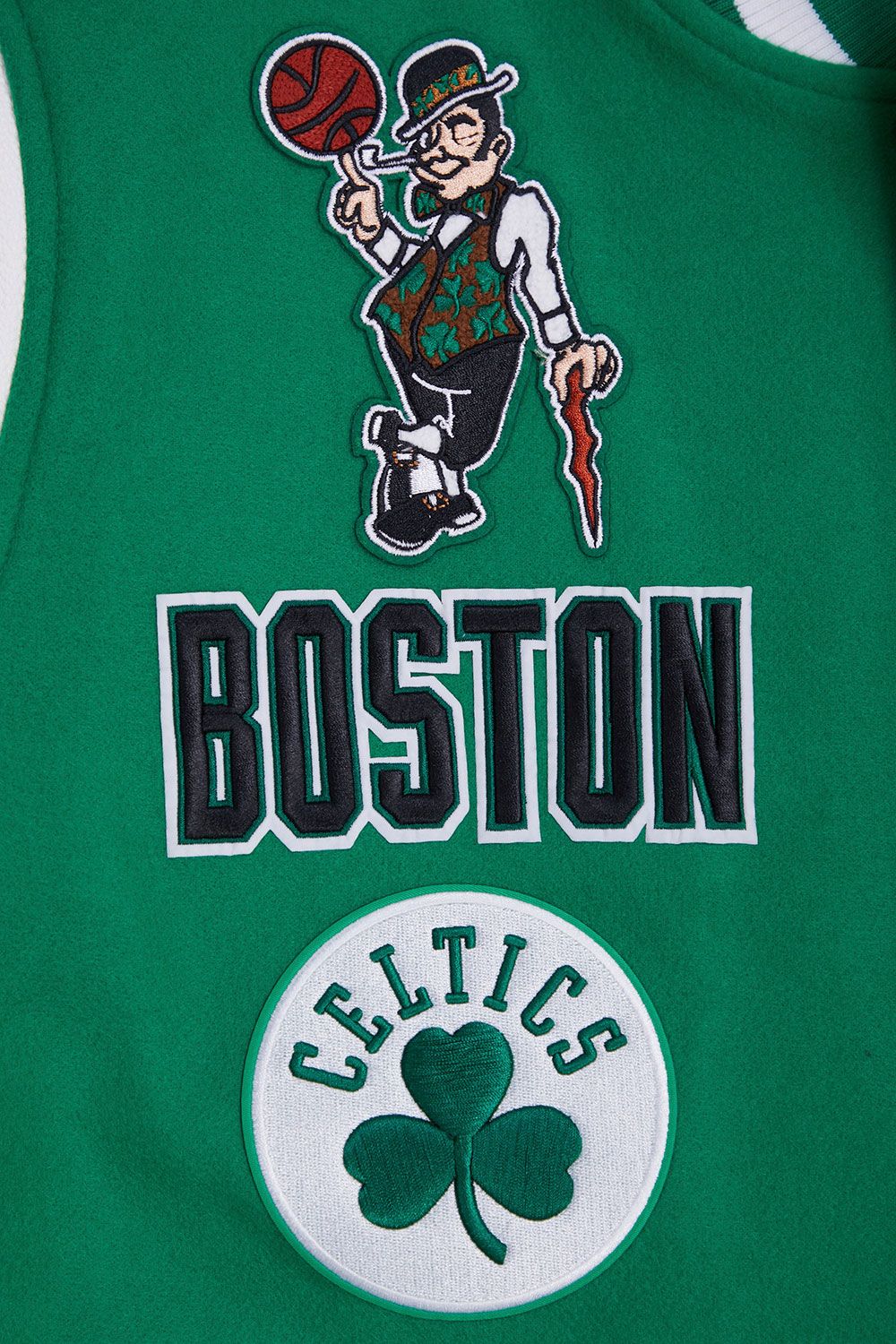 Pro Standard Women's Boston Celtics Varsity Jacket product image