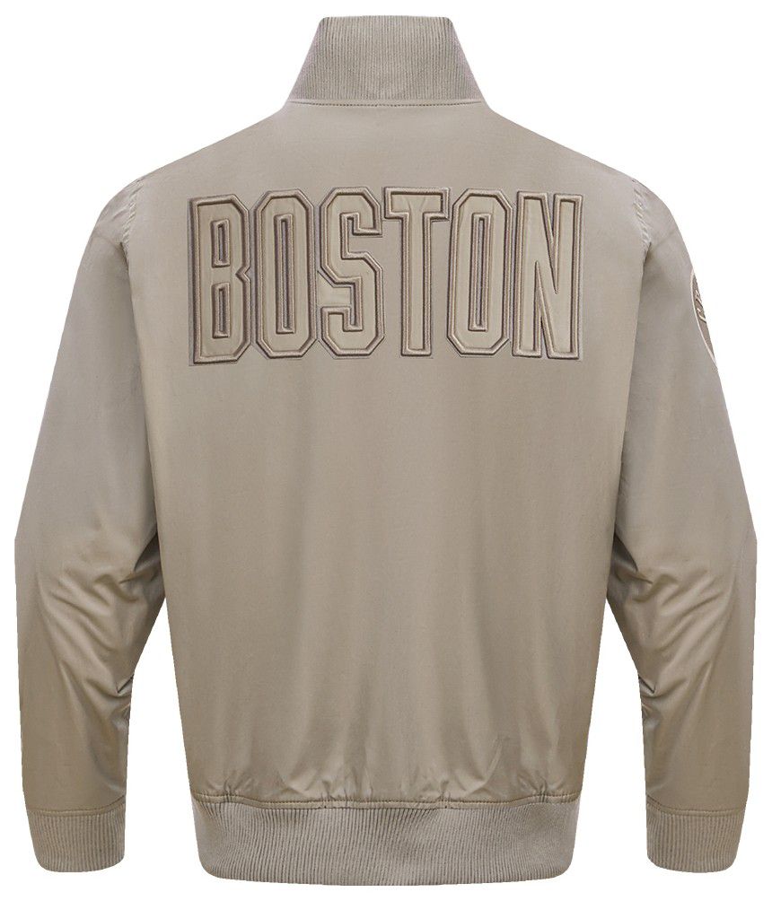 Pro Standard Men's Boston Celtics Taupe Neutral Twill Jacket product image
