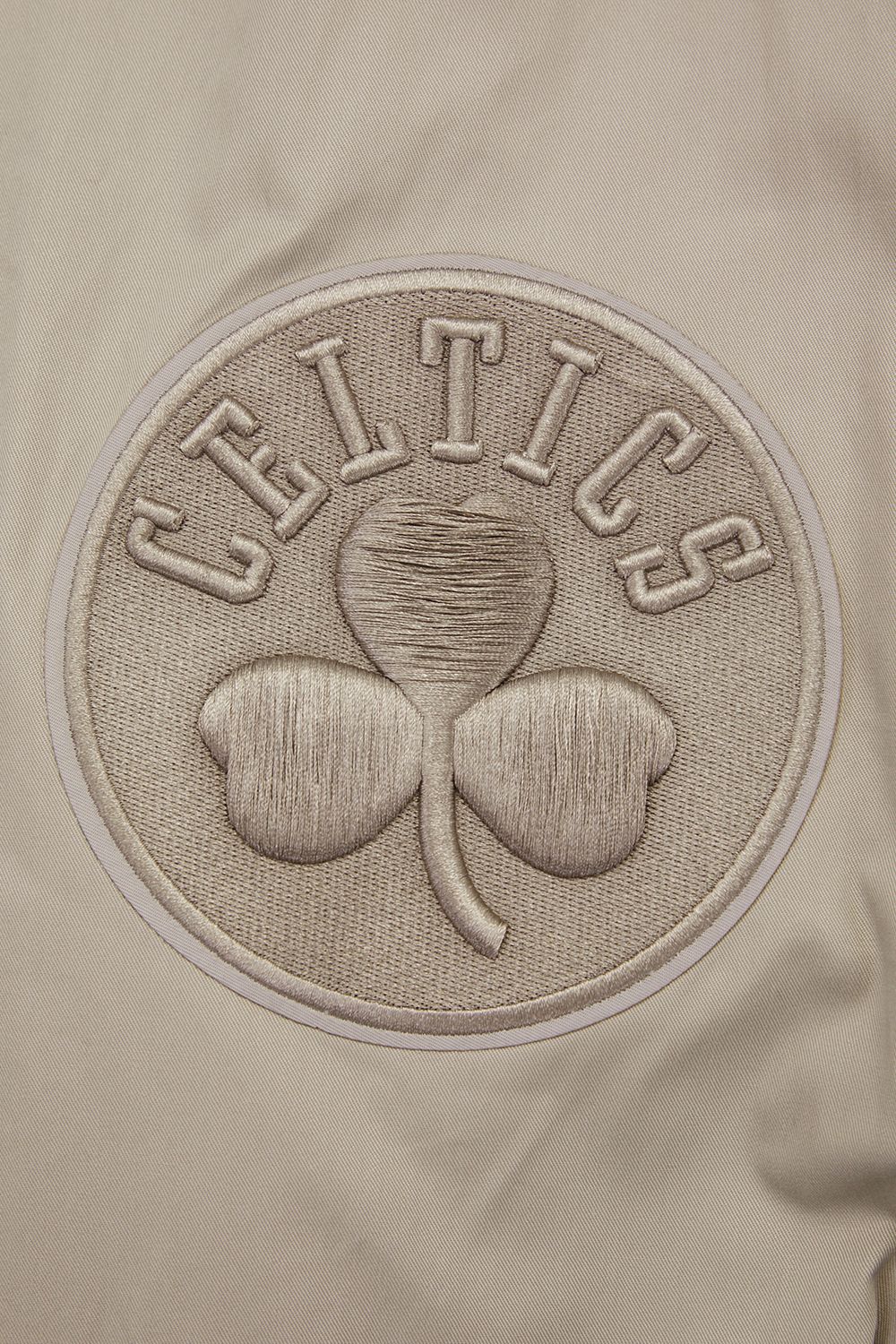 Pro Standard Men's Boston Celtics Taupe Neutral Twill Jacket product image