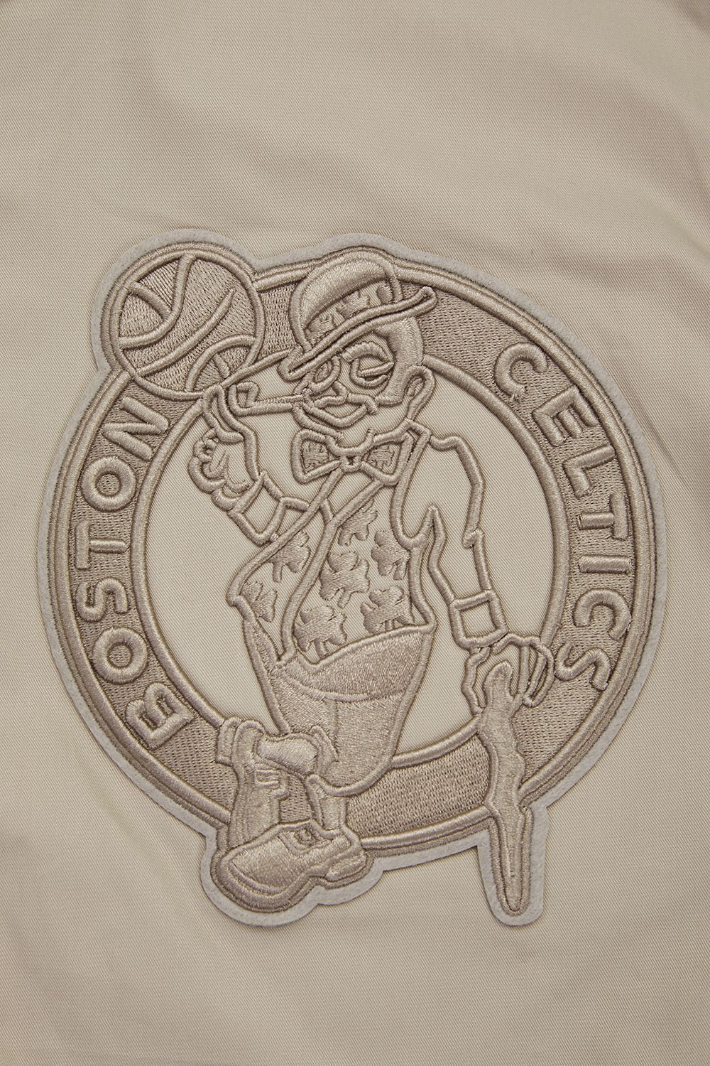 Pro Standard Men's Boston Celtics Taupe Neutral Twill Jacket product image