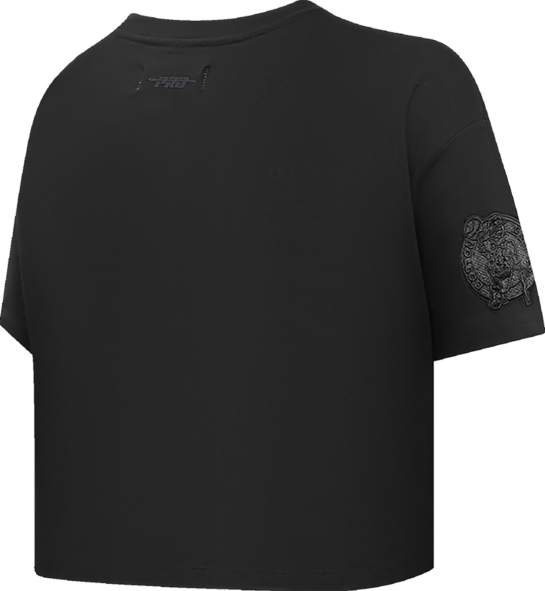 Pro Standard Women's Boston Celtics Black Neutral Boxy Cropped T-Shirt product image