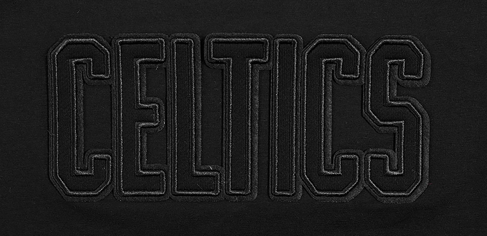 Pro Standard Women's Boston Celtics Black Neutral Boxy Cropped T-Shirt product image