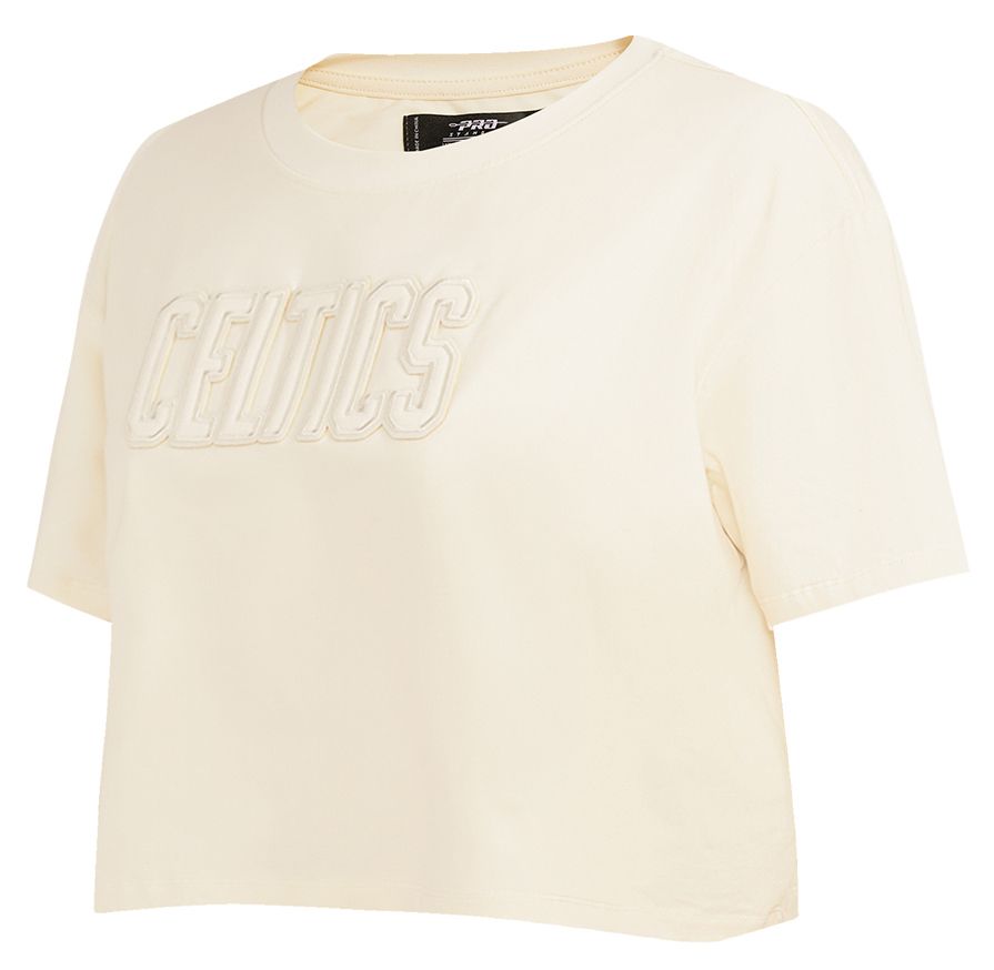 Pro Standard Women's Boston Celtics Boxy Off White T-Shirt product image