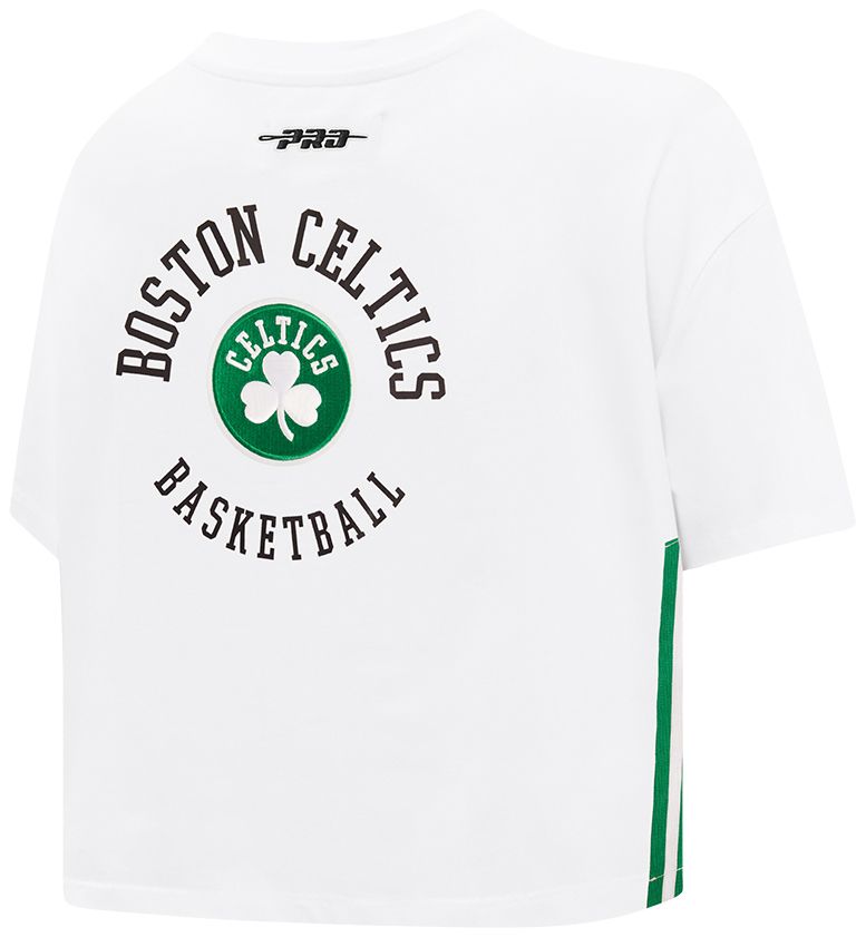 Pro Standard Women's Boston Celtics White Crest Emblem Boxy T-Shirt product image