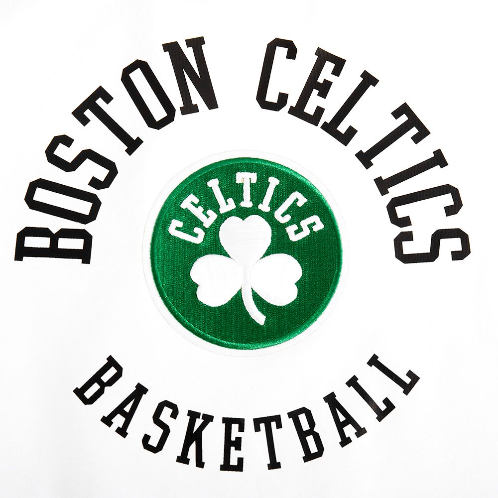 Pro Standard Women's Boston Celtics White Crest Emblem Boxy T-Shirt product image