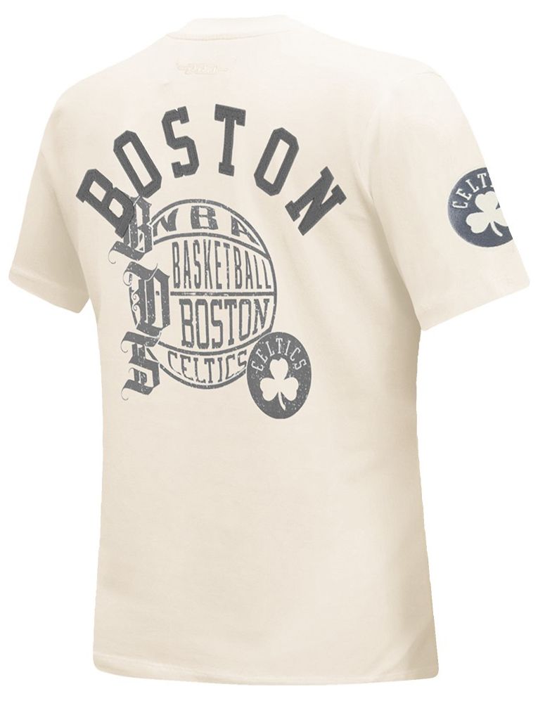Pro Standard Women's Boston Celtics Off White Legacy Slim T-Shirt product image