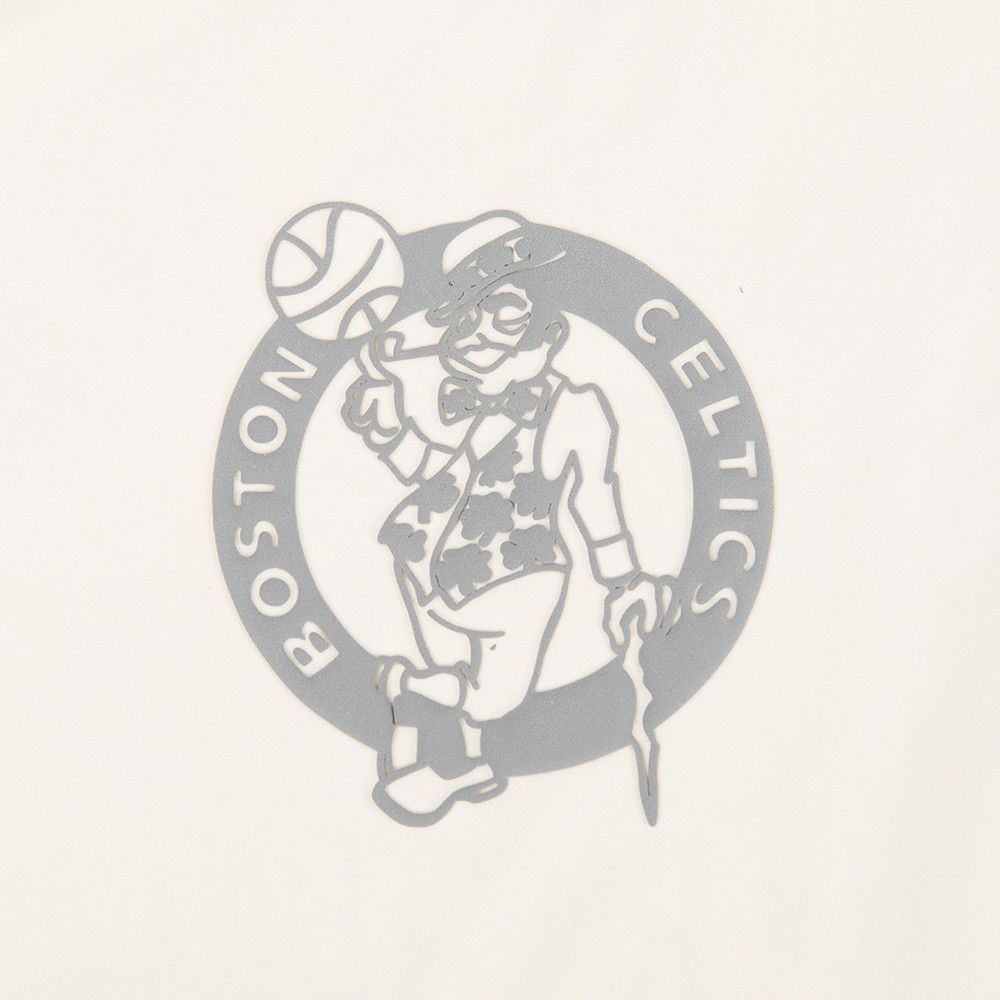 Pro Standard Women's Boston Celtics Off White Legacy Slim T-Shirt product image