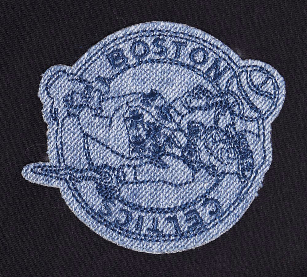 Pro Standard Women's Boston Celtics Black Varsity Blues Boxy T-Shirt product image