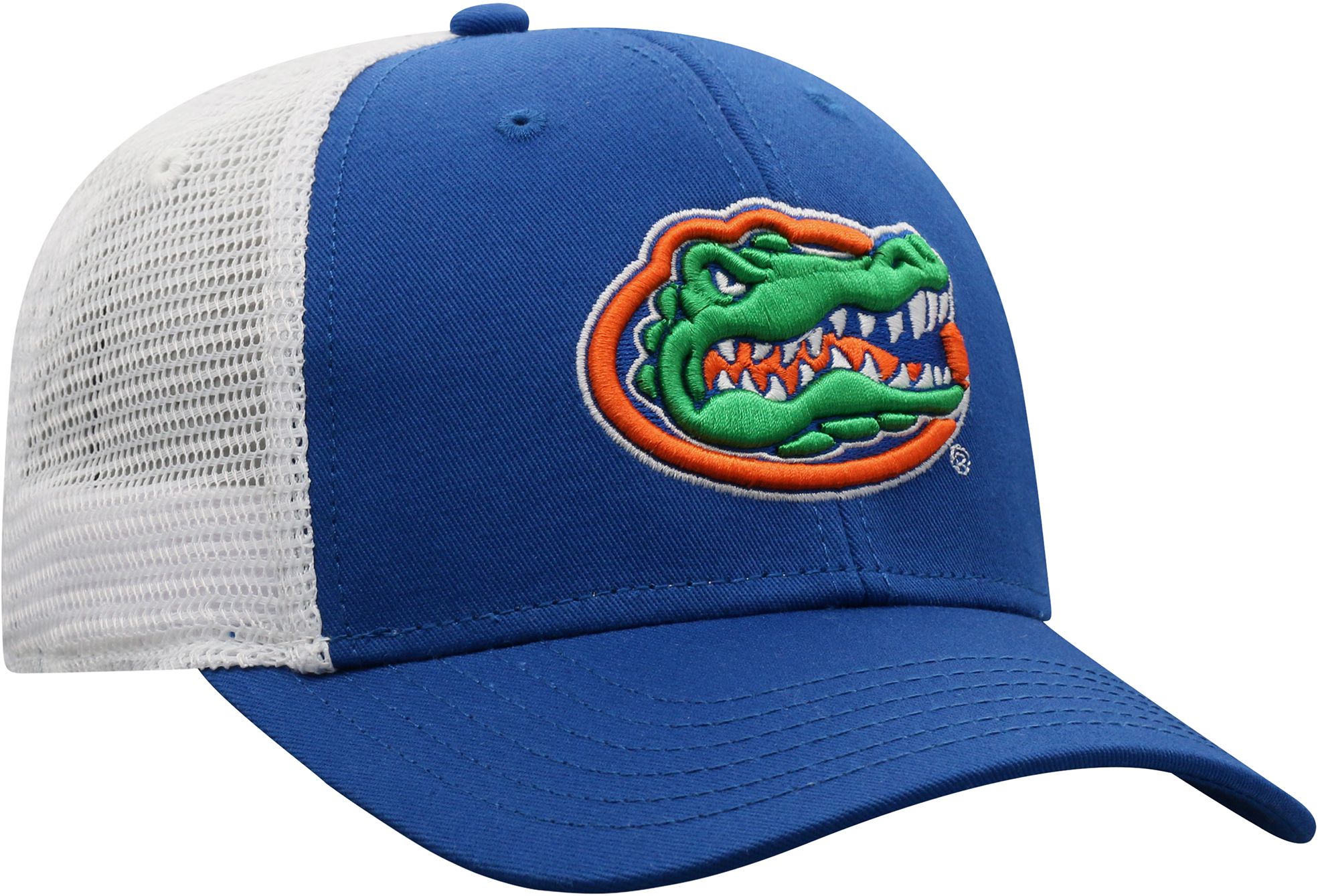 Top of the World Men's Florida Gators Blue/White Trucker Adjustable Hat product image