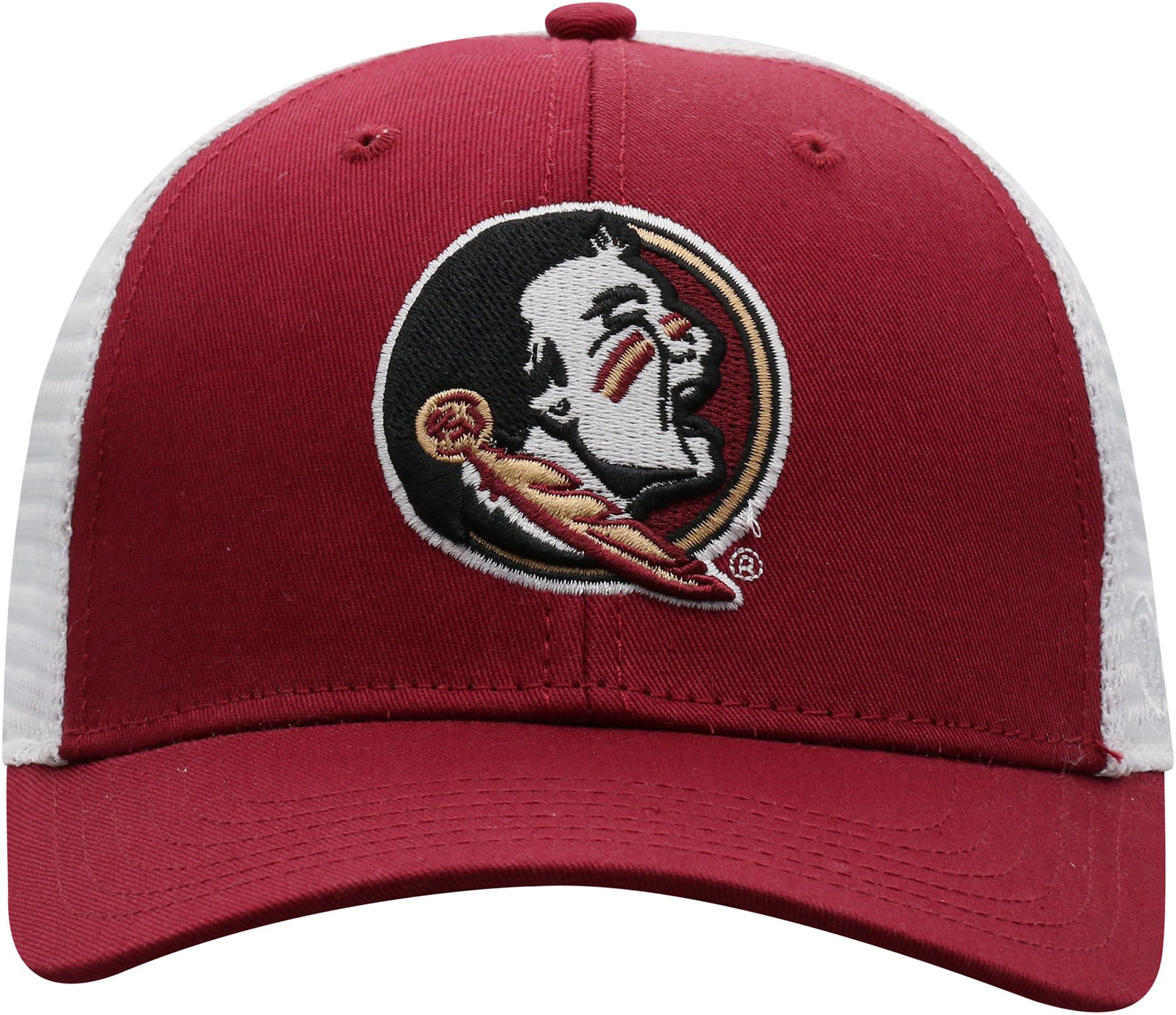 Top of the World Men's Florida State Seminoles Garnet/White Trucker Adjustable Hat product image