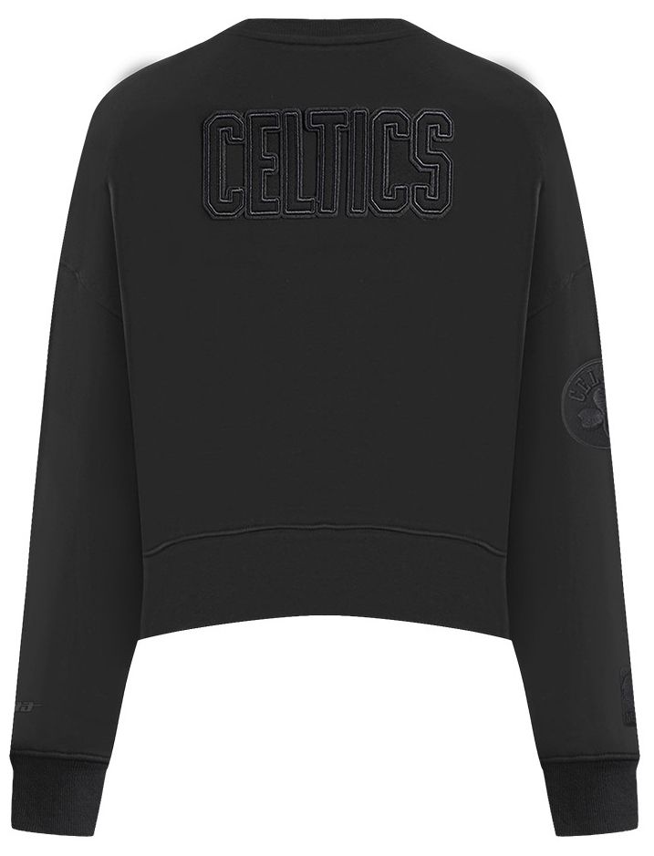 Pro Standard Women's Boston Celtics Black Neutral Fleece Crewneck Sweatshirt product image
