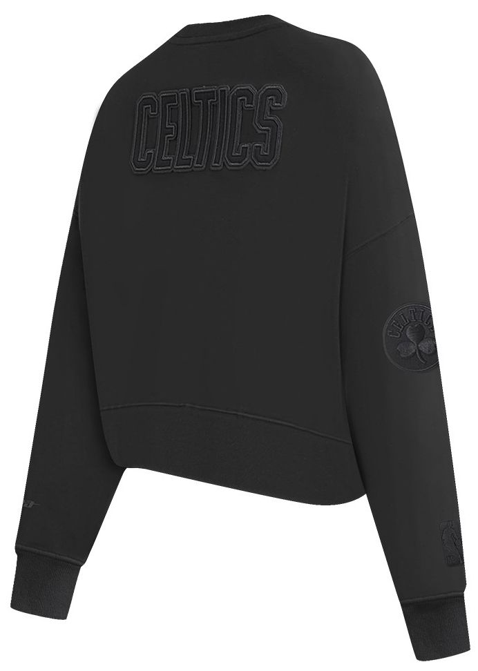 Pro Standard Women's Boston Celtics Black Neutral Fleece Crewneck Sweatshirt product image