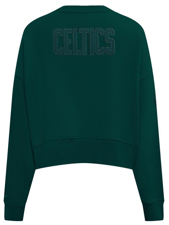 Pro Standard Women's Boston Celtics Green Fleece Crewneck Sweatshirt product image