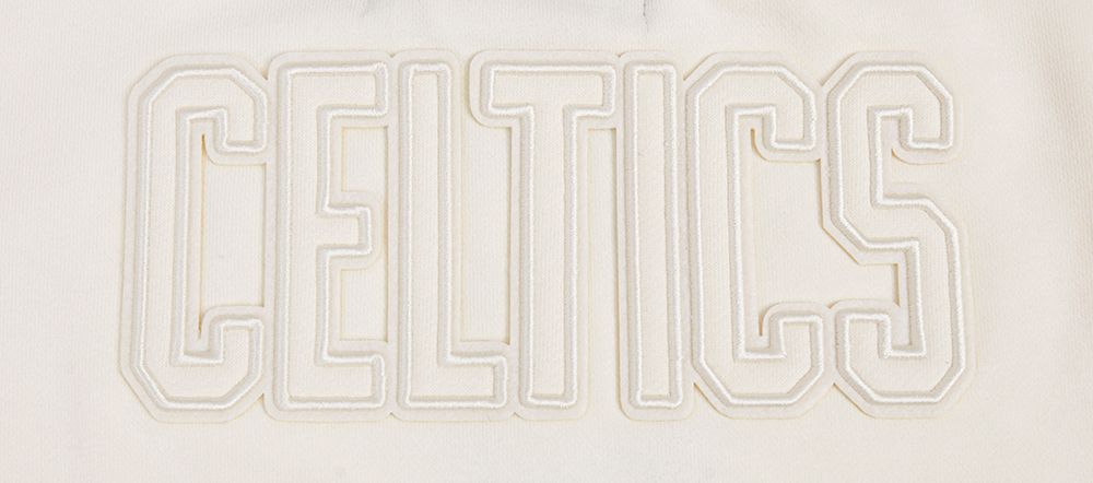 Pro Standard Women's Boston Celtics Off White Fleece Crewneck Sweatshirt product image