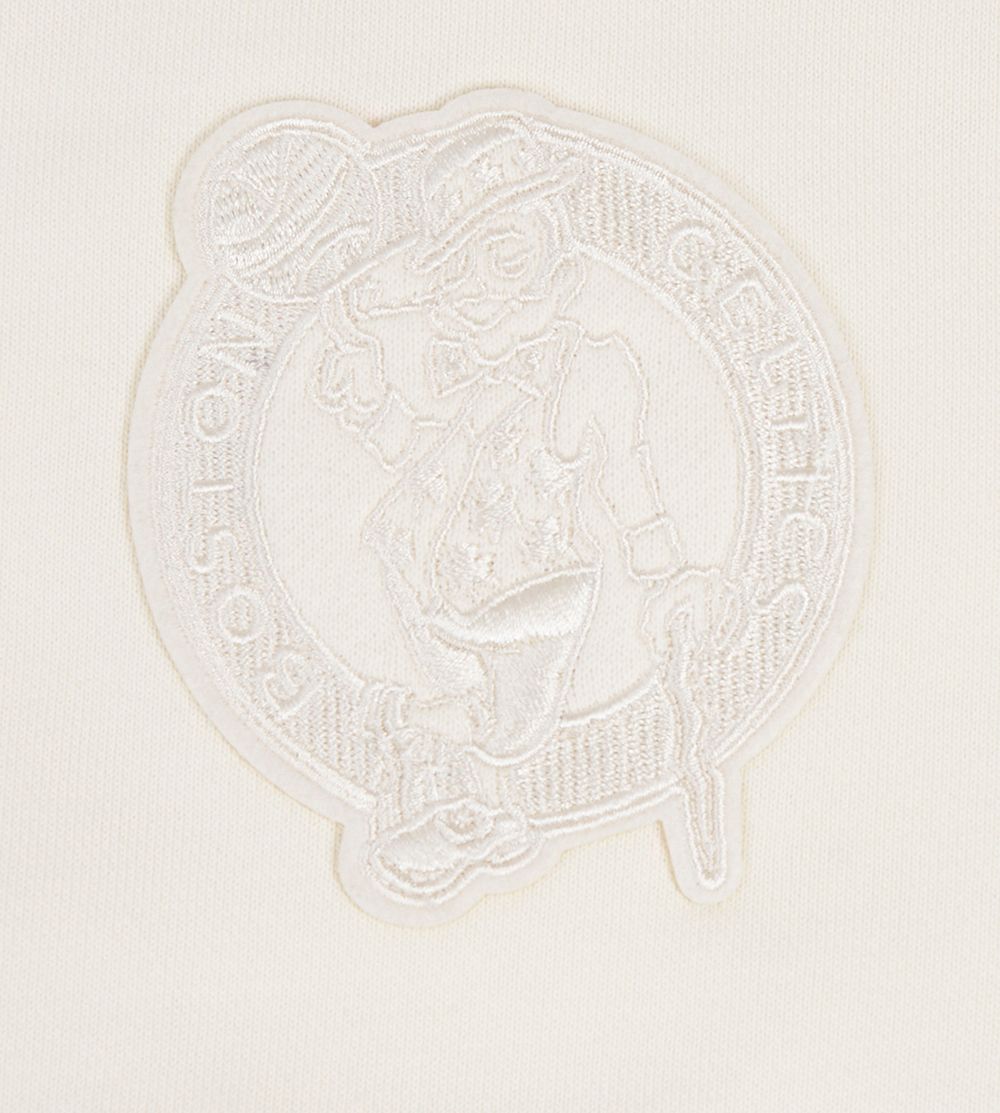 Pro Standard Women's Boston Celtics Off White Fleece Crewneck Sweatshirt product image