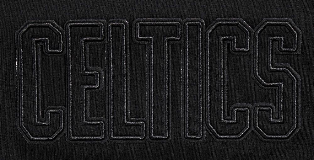 Pro Standard Women's Boston Celtics Black Neutral Cropped Fleece Pullover Hoodie product image