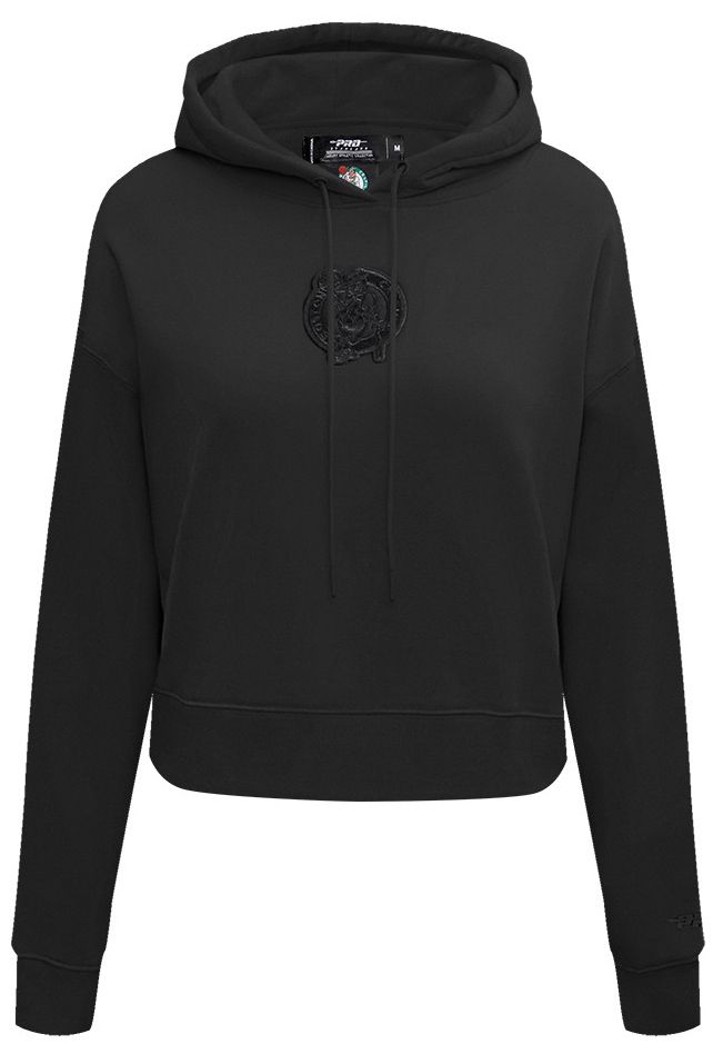 Pro Standard Women's Boston Celtics Black Neutral Cropped Fleece Pullover Hoodie product image