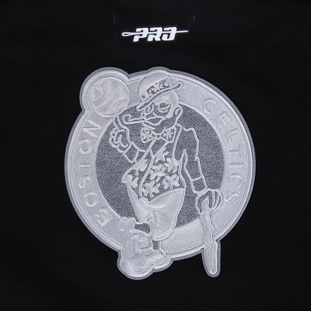 Pro Standard Women's Boston Celtics Black Reverse French Terry Pullover Hoodie product image