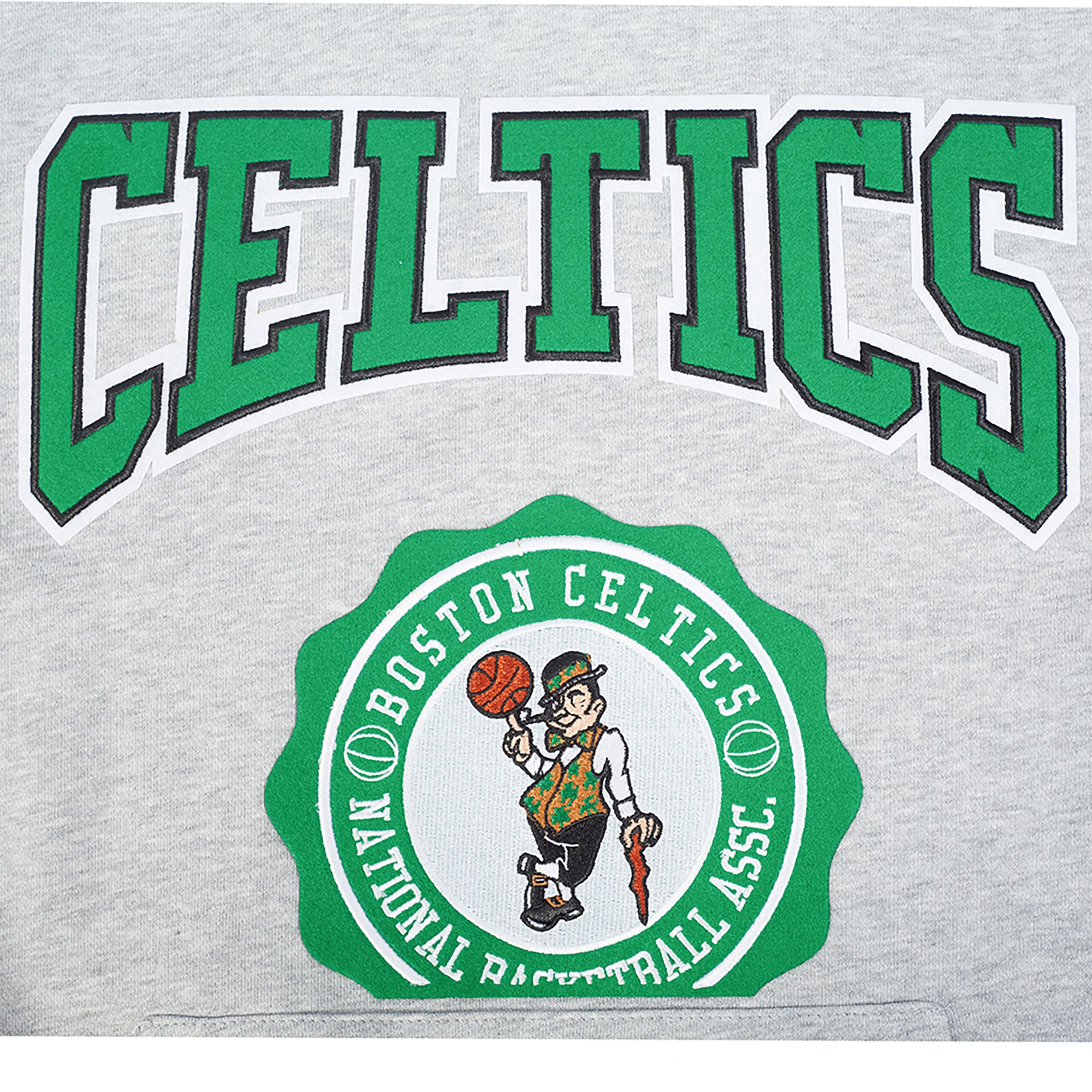 Pro Standard Women's Boston Celtics Grey Crest Emblem Hoodie product image